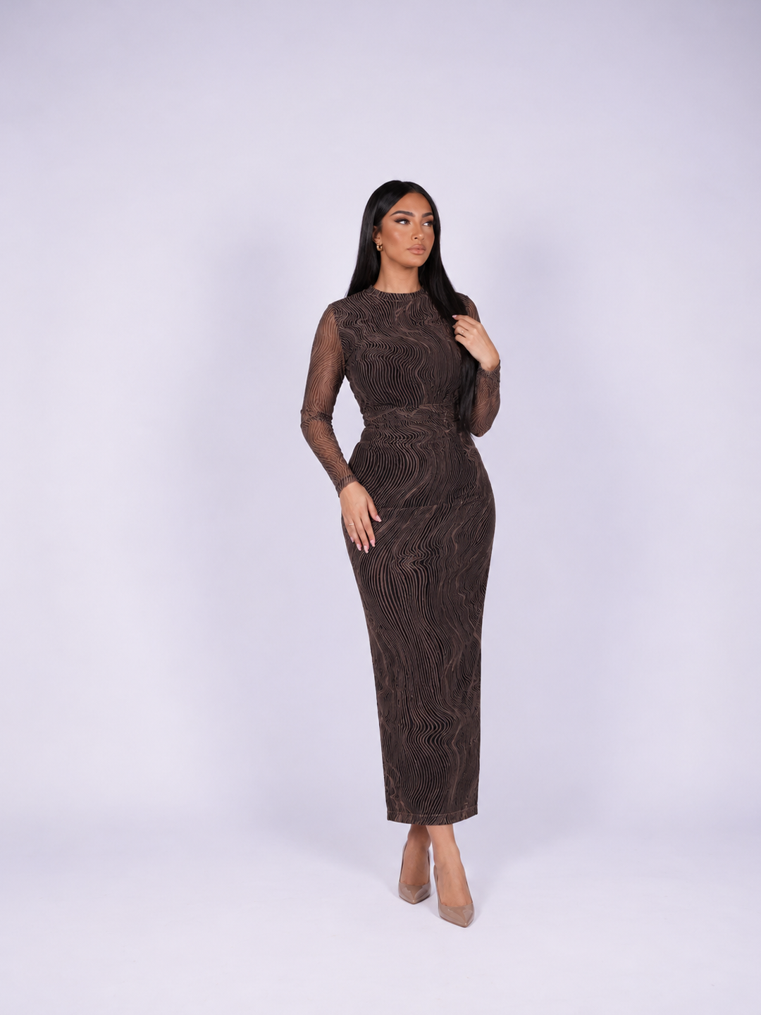 Robe Ibtissam - Marron