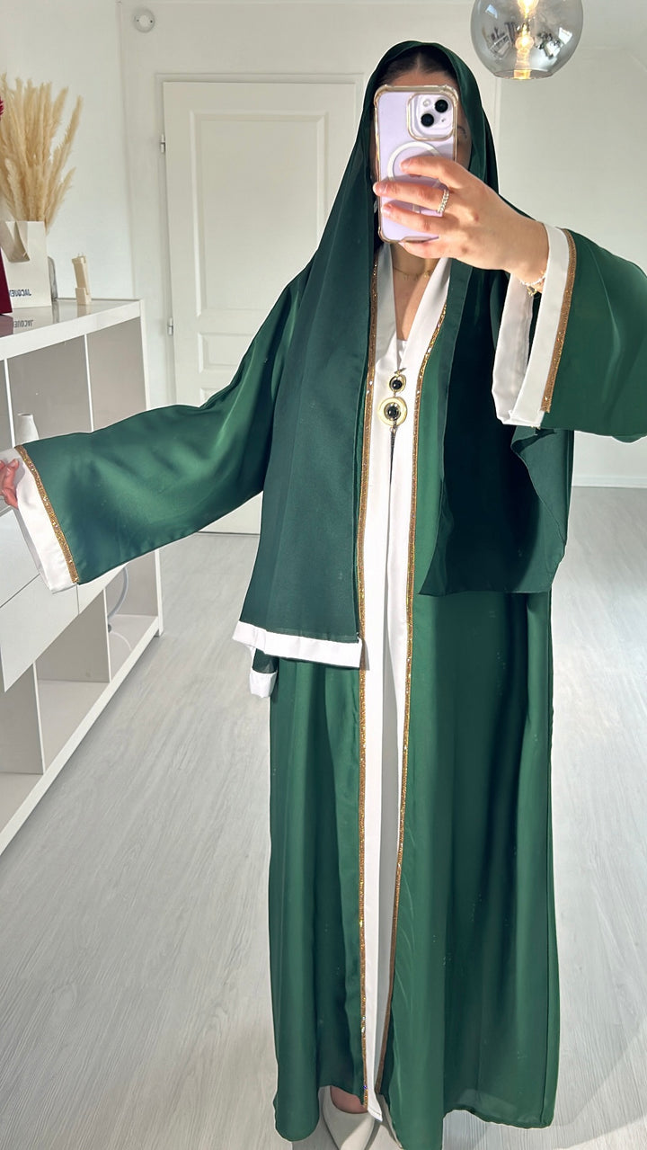 Kimono + Voile Dubai - Vert  Edition Limitée